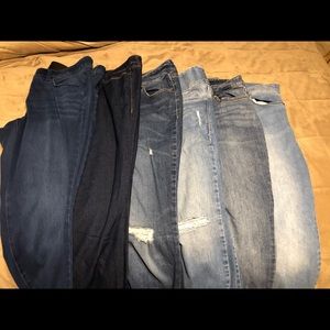 Women’s jeans (lot of 6 pairs)